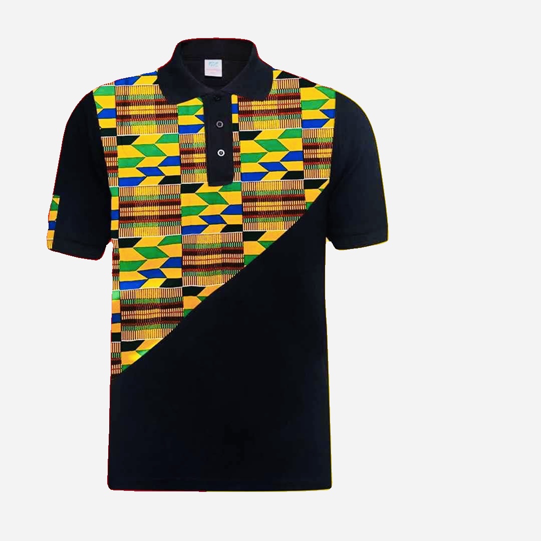  Kente  polo shirt 